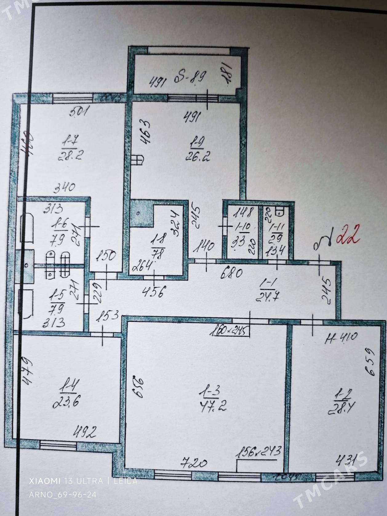 🪬15этап,7ком,410м²,от Хозяина - Aşgabat - img 3