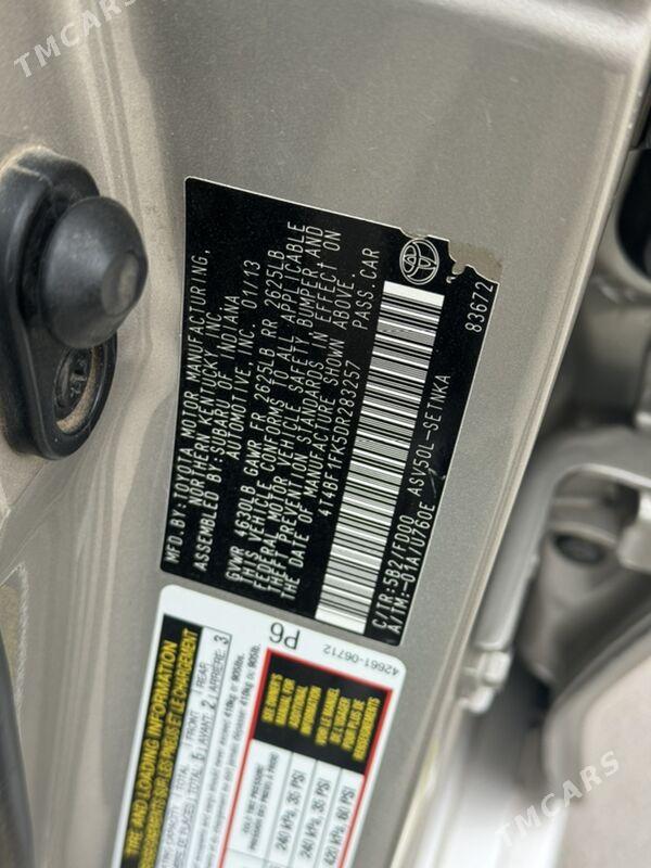 Toyota Camry 2013 - 225 000 TMT - Балканабат - img 9