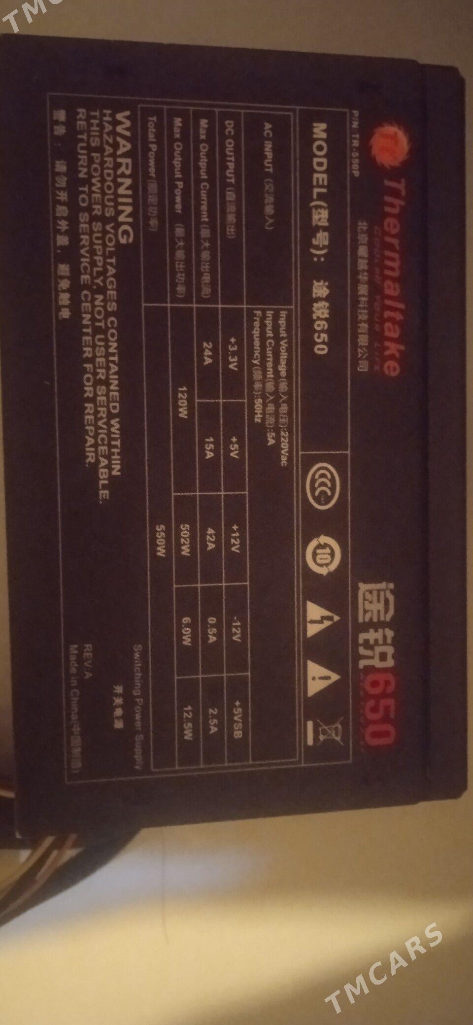 Видеокарта и блок питания - Aşgabat - img 3