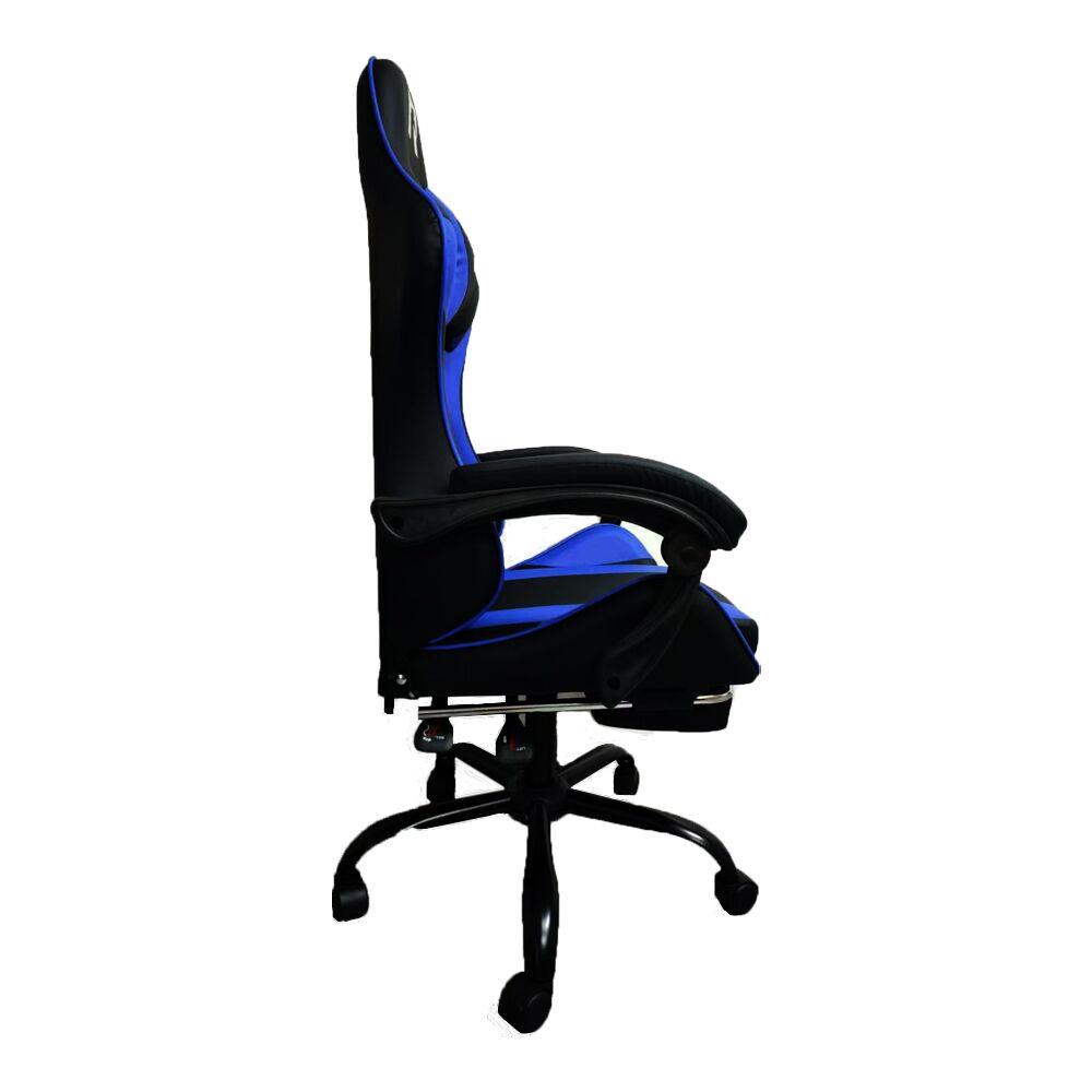 Игровое кресло Racer Mustang черный - синий 90 кг - Ашхабад - img 3