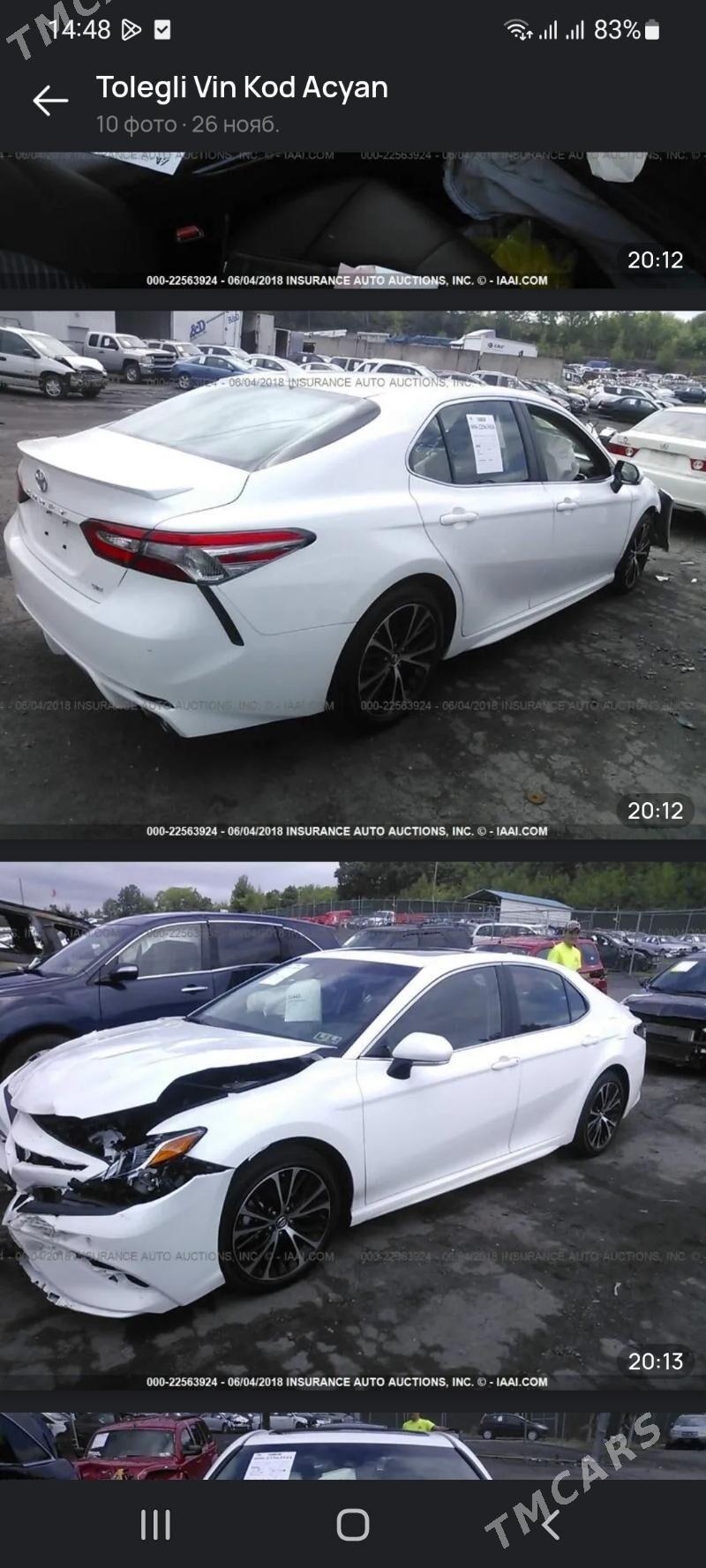 Toyota Camry 2018 - 323 000 TMT - Ашхабад - img 9