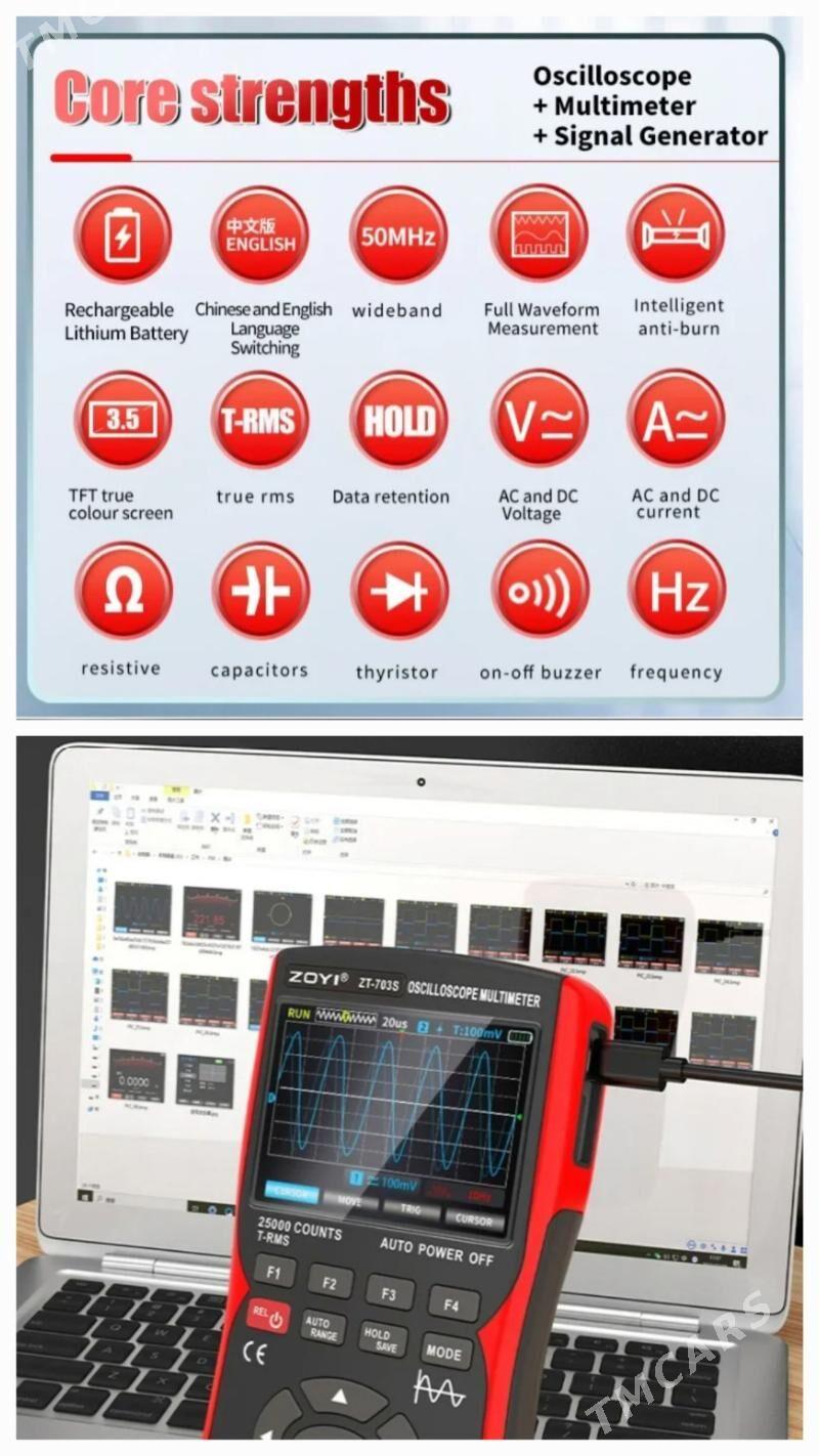ZOYI 3/1 Osillograf Multimeter - Mary - img 4