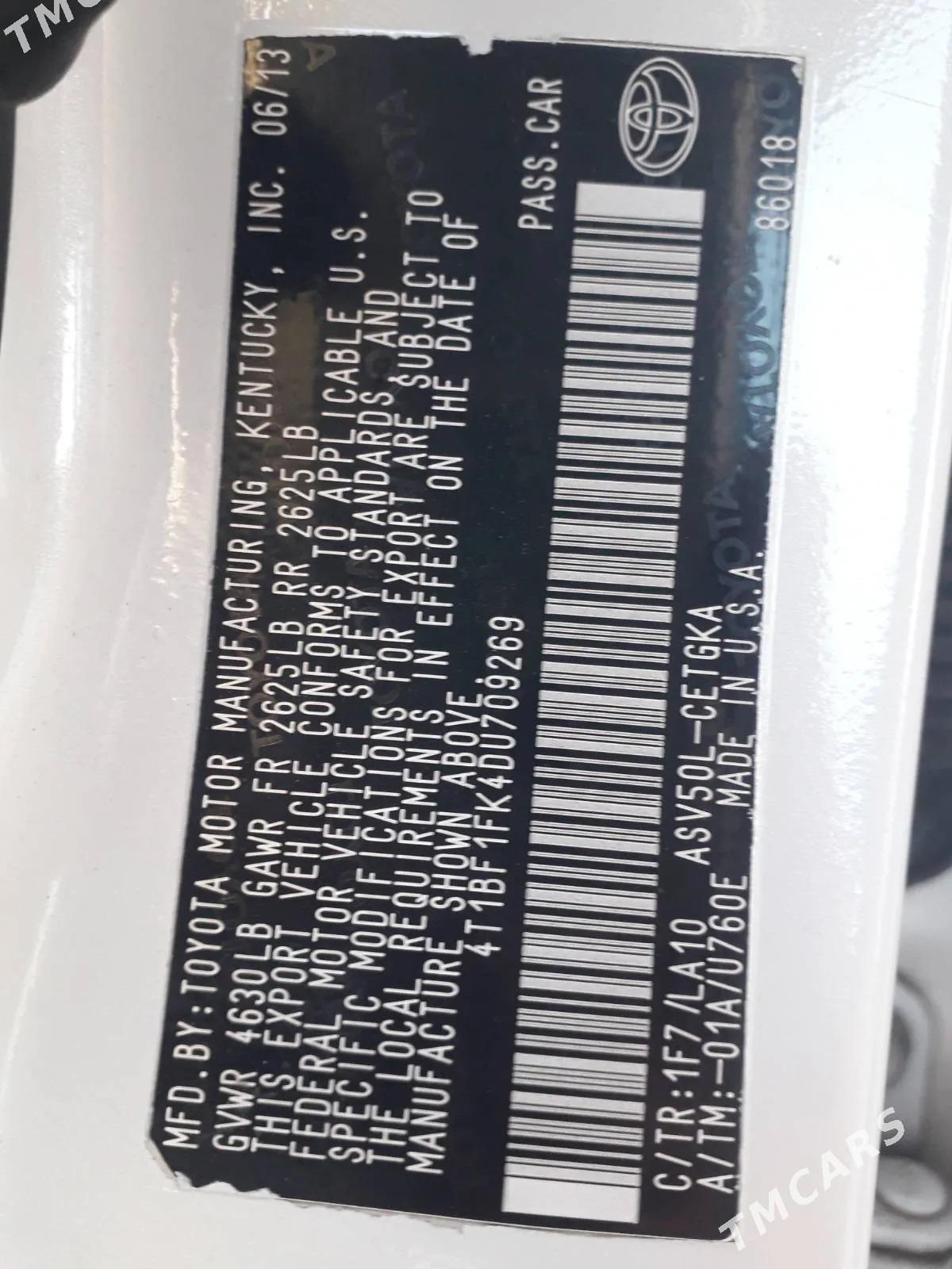 Toyota Camry 2013 - 240 000 TMT - Туркменбаши - img 5