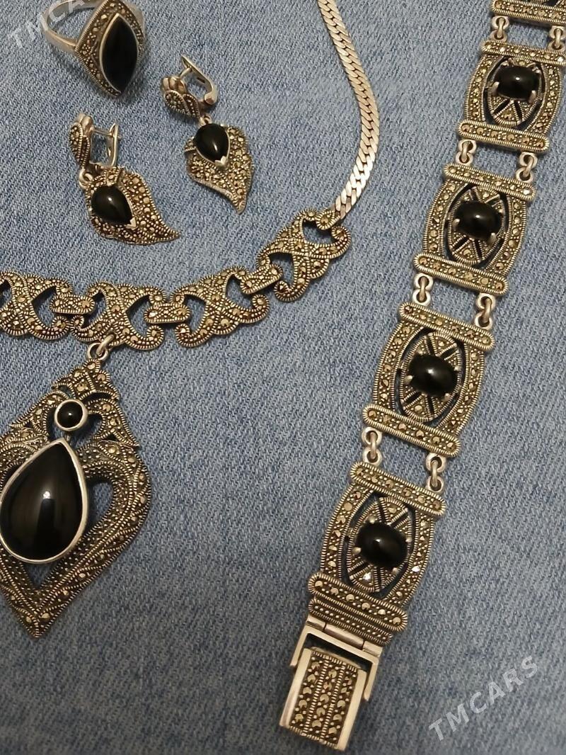 Серебряный комплект - ул. Подвойского (Битарап Туркменистан шаёлы) - img 2