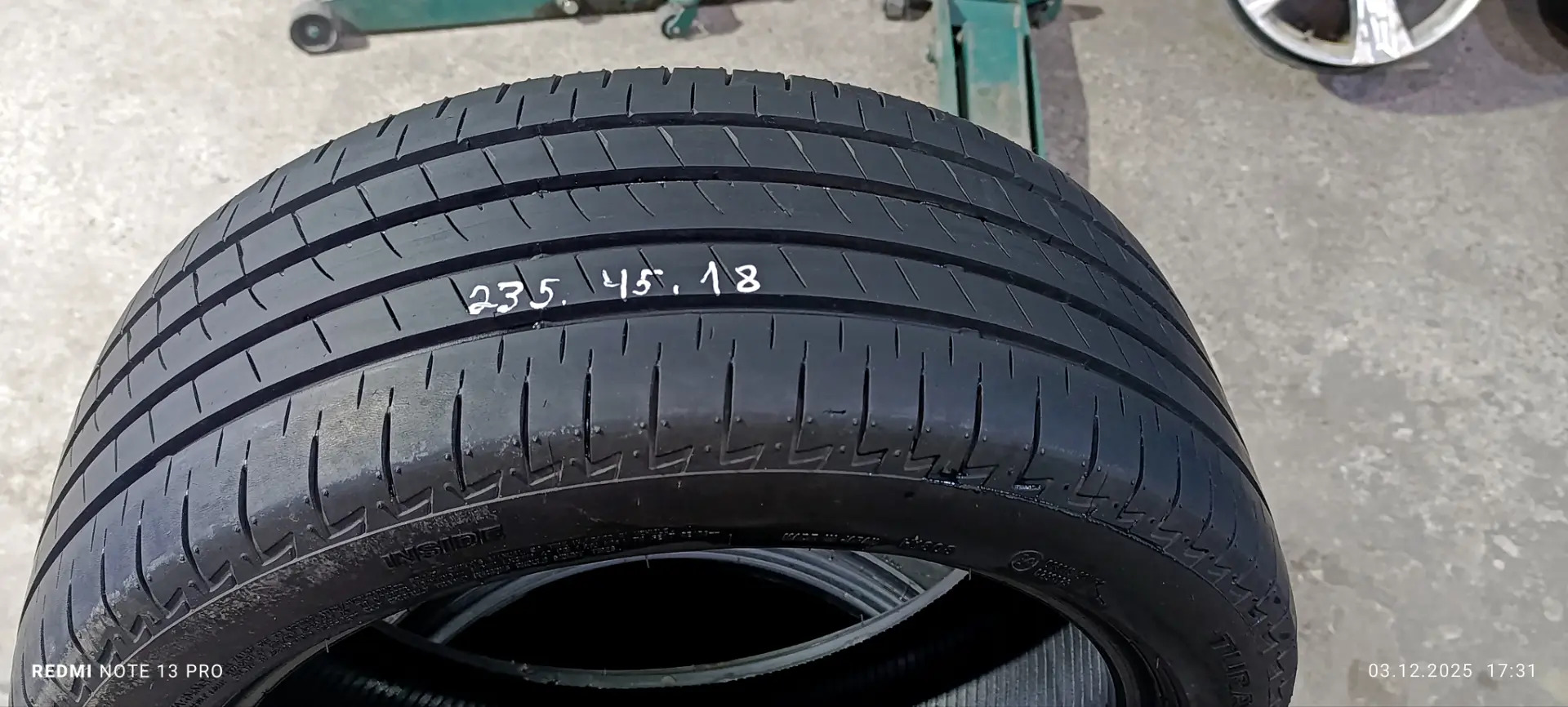 BRIDGESTONE 235 45 18 TEKER 400 TMT - Ашхабад - img 5