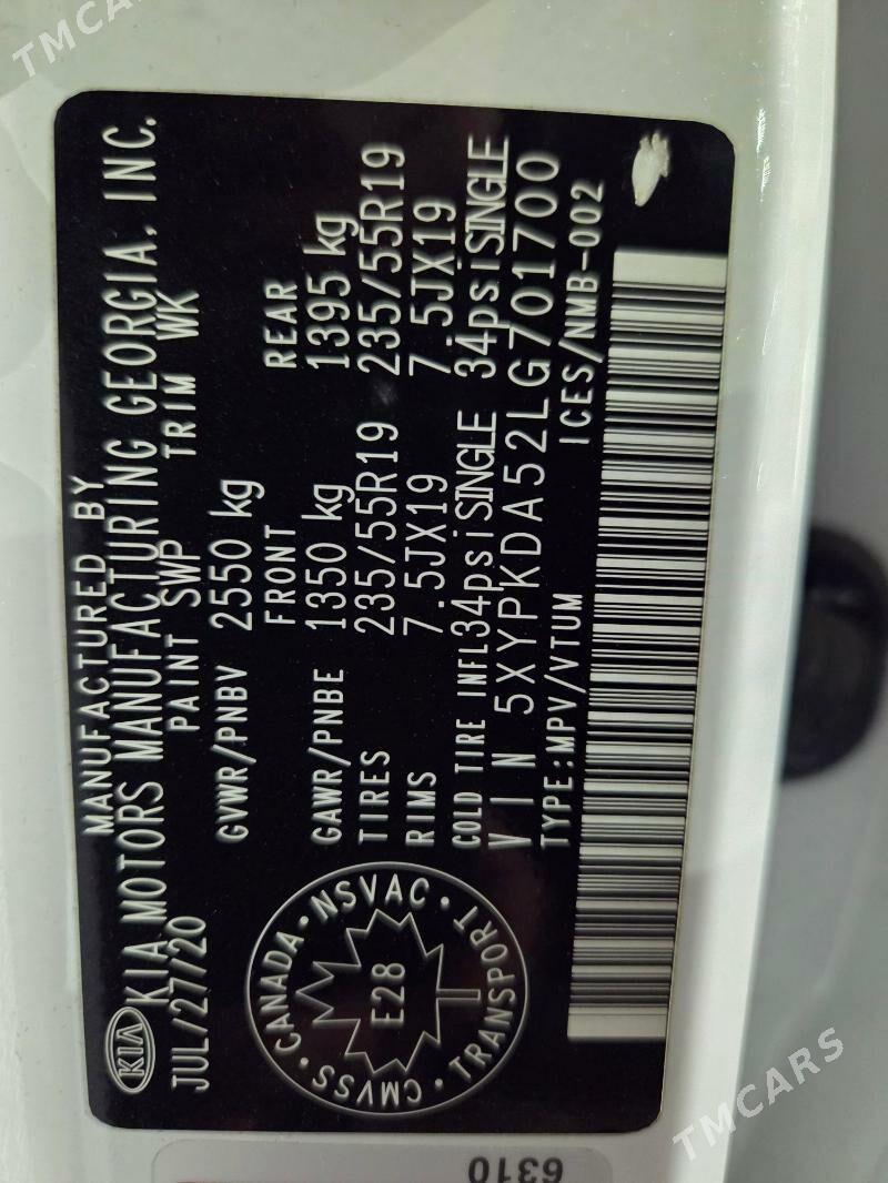 Kia Sorento 2020 - 399 000 TMT - Ашхабад - img 7