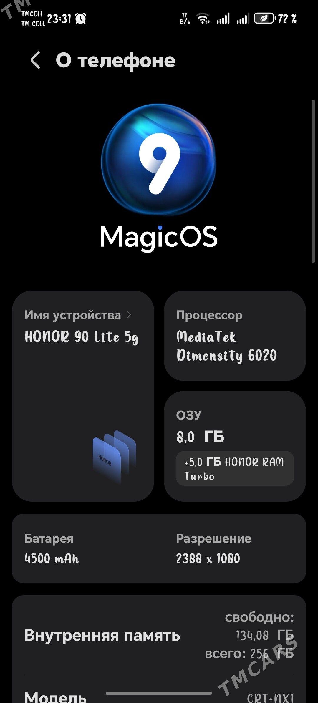 HONOR 90LITE 5G 256GB  - Дашогуз - img 2