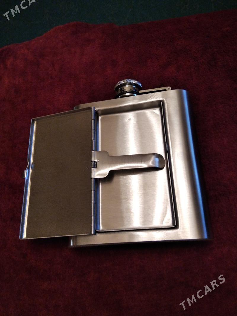 Фляжка с портсигаром - Туркменабат - img 1