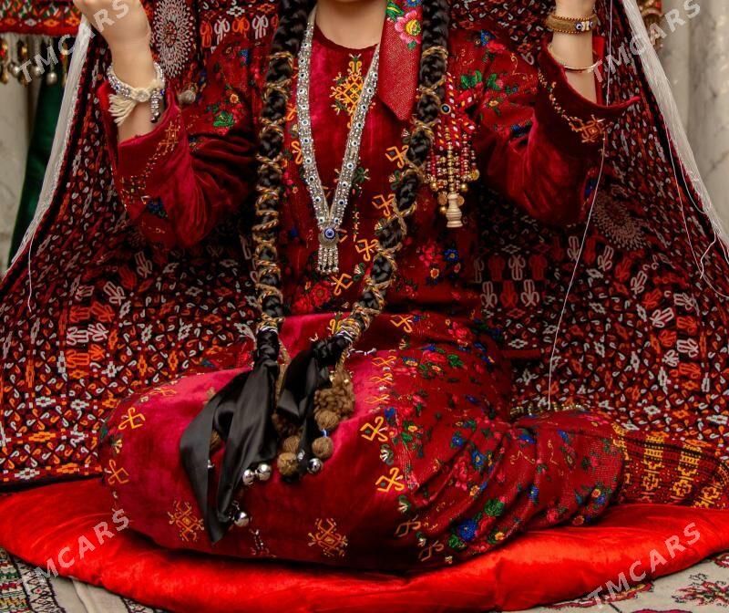 Toý köýnek. Orginal ýün mata - Büzmeýin GRES - img 2