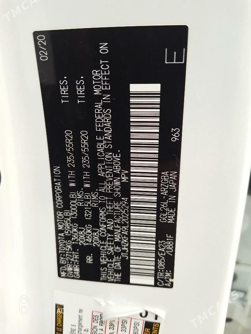 Lexus RX 350L 2020 - 535 000 TMT - Мары - img 9