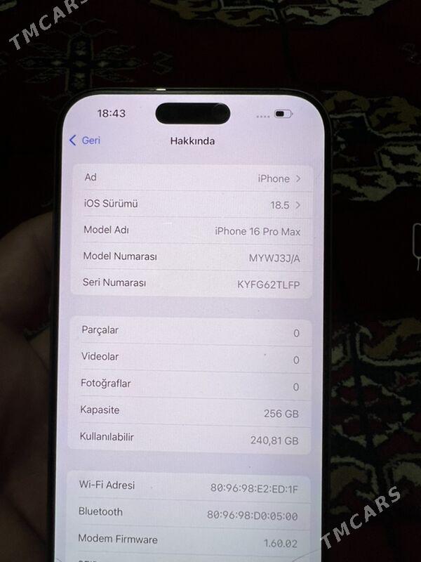 iPhone 16 Pro Max - Aşgabat - img 5