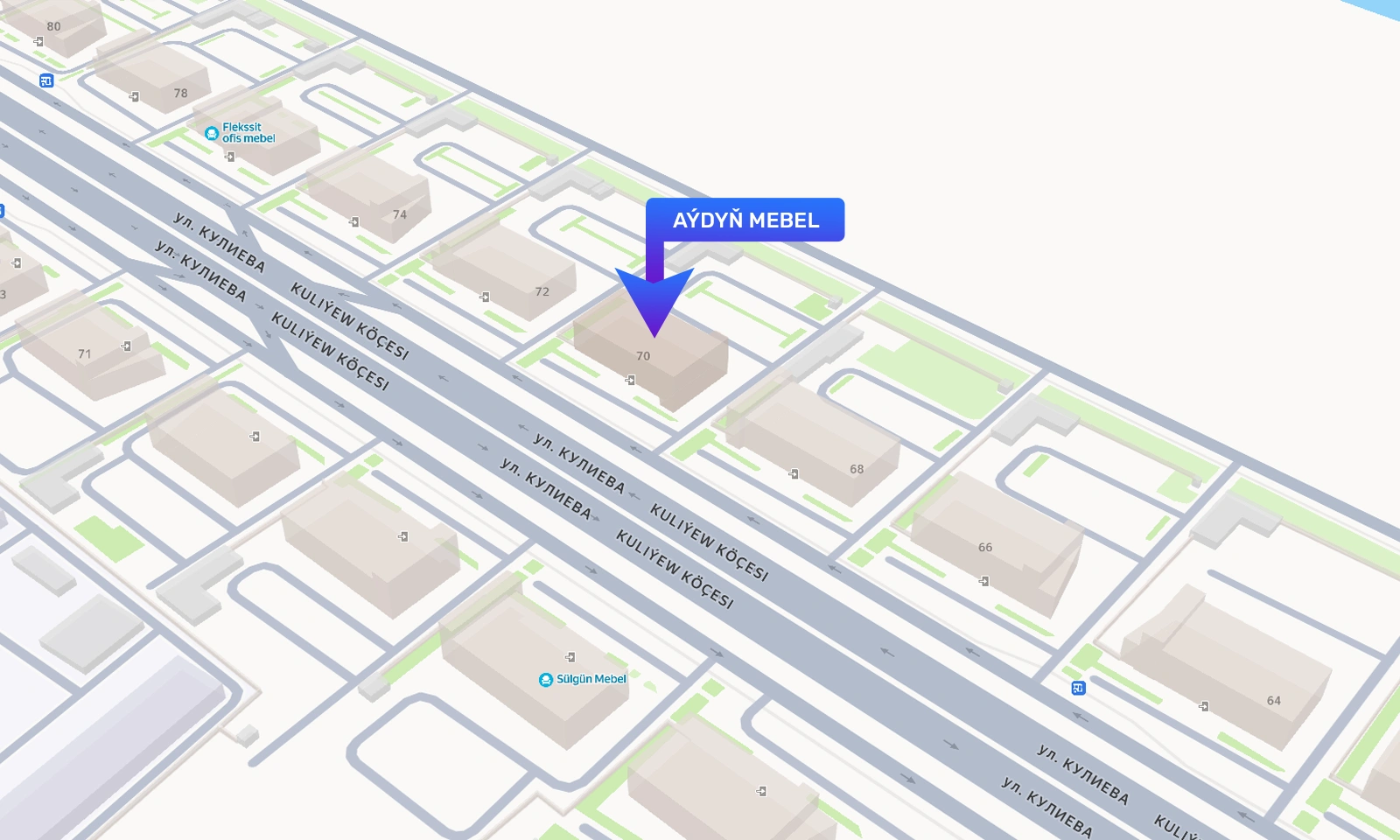 AÝDYŇ MEBEL Map Location
