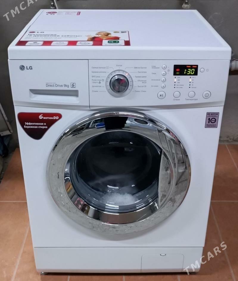 LG 9 кг Дд мотор прямой привод - Ашхабад - img 1