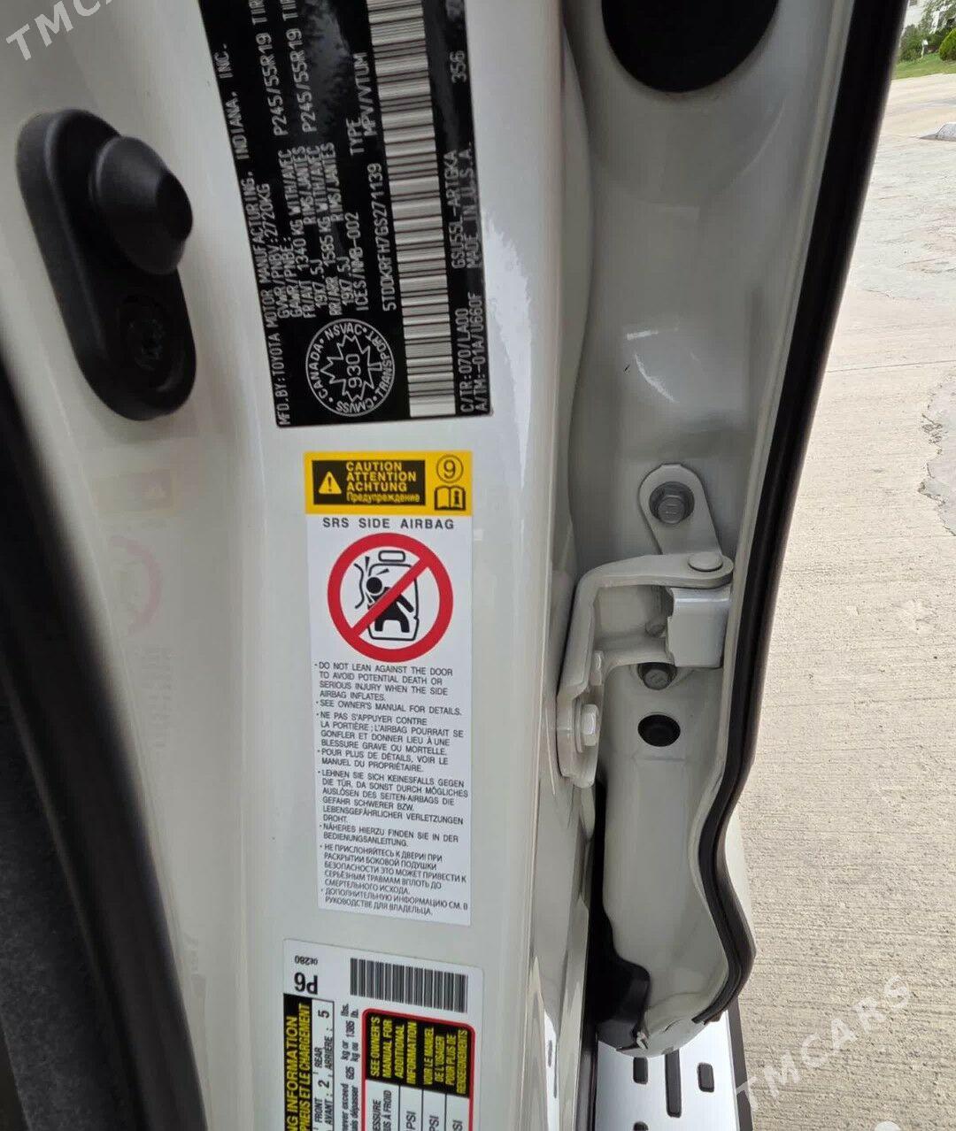 Toyota Highlander 2016 - 510 000 TMT - ул. Подвойского (Битарап Туркменистан шаёлы) - img 7