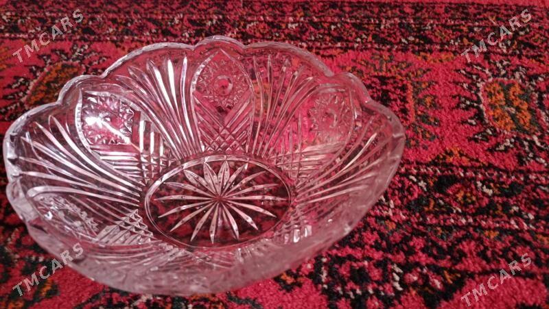 ваза лодочка хрустальная - Büzmeýin GRES - img 1