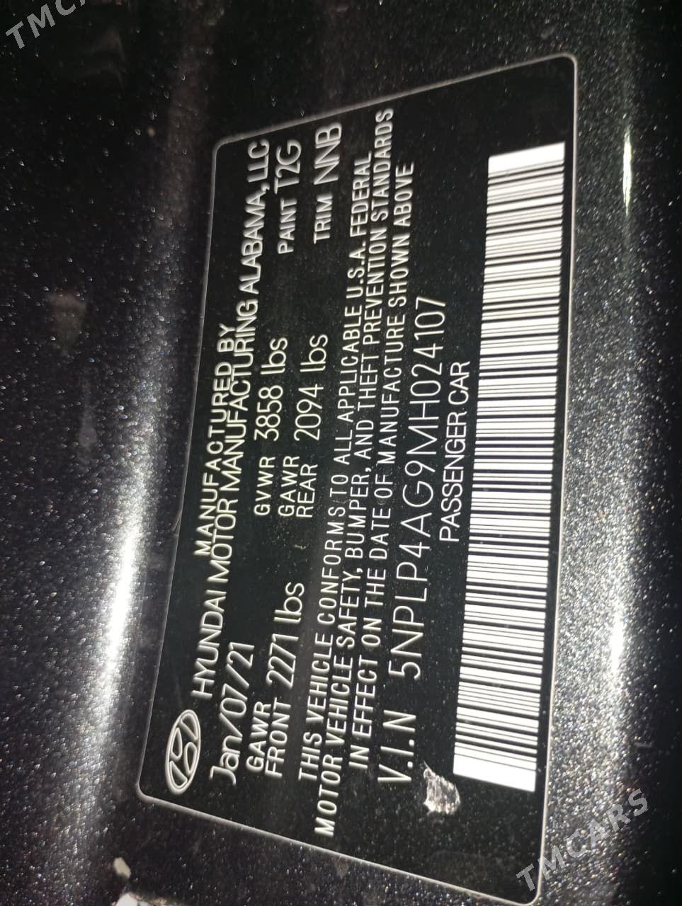 Hyundai Elantra 2021 - 220 000 TMT - Ашхабад - img 5