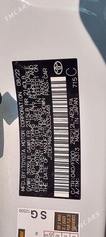 Toyota Corolla 2022 - 255 000 TMT - Ашхабад - img 9