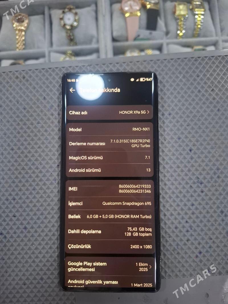 Telefon HONOR X9A 5G - Гёкдепе - img 3