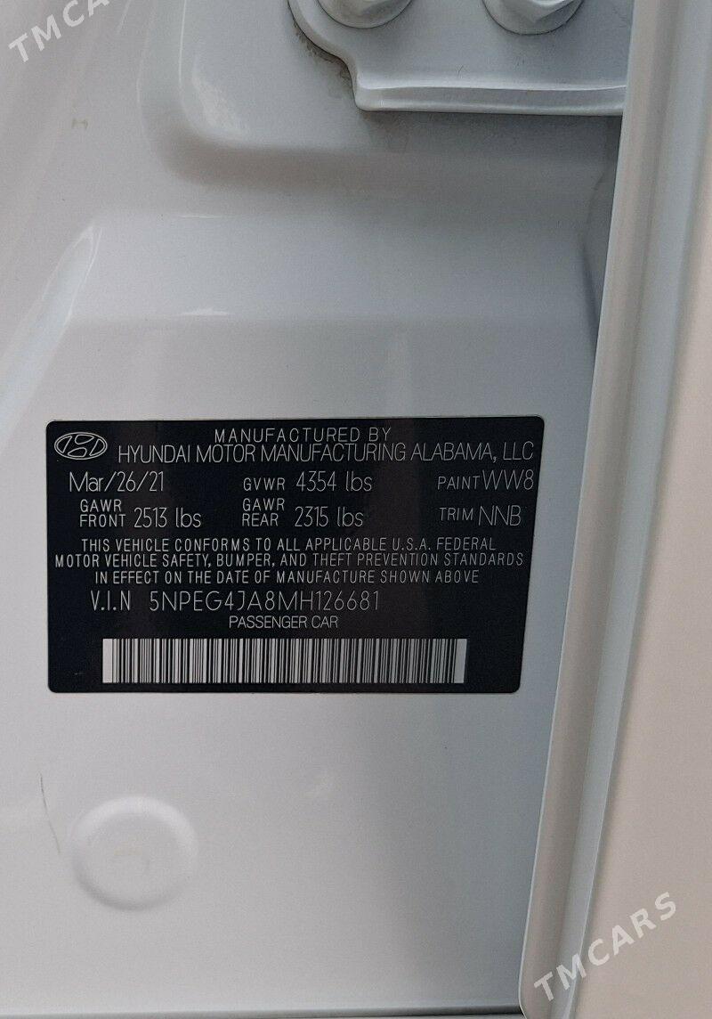 Hyundai Sonata 2021 - 250 000 TMT - Ашхабад - img 8