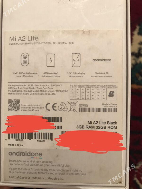 Mi A2  Lite - Туркменабат - img 2