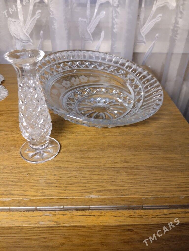 ваза большое хрусталь - Туркменабат - img 2
