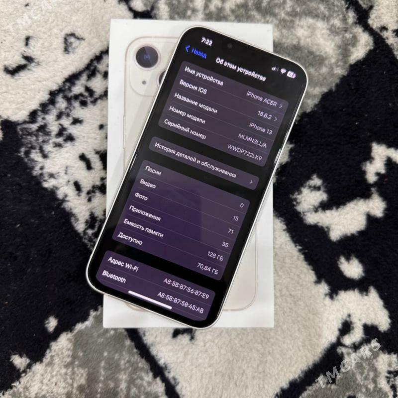 iphone 13 76 128gb - Туркменабат - img 4
