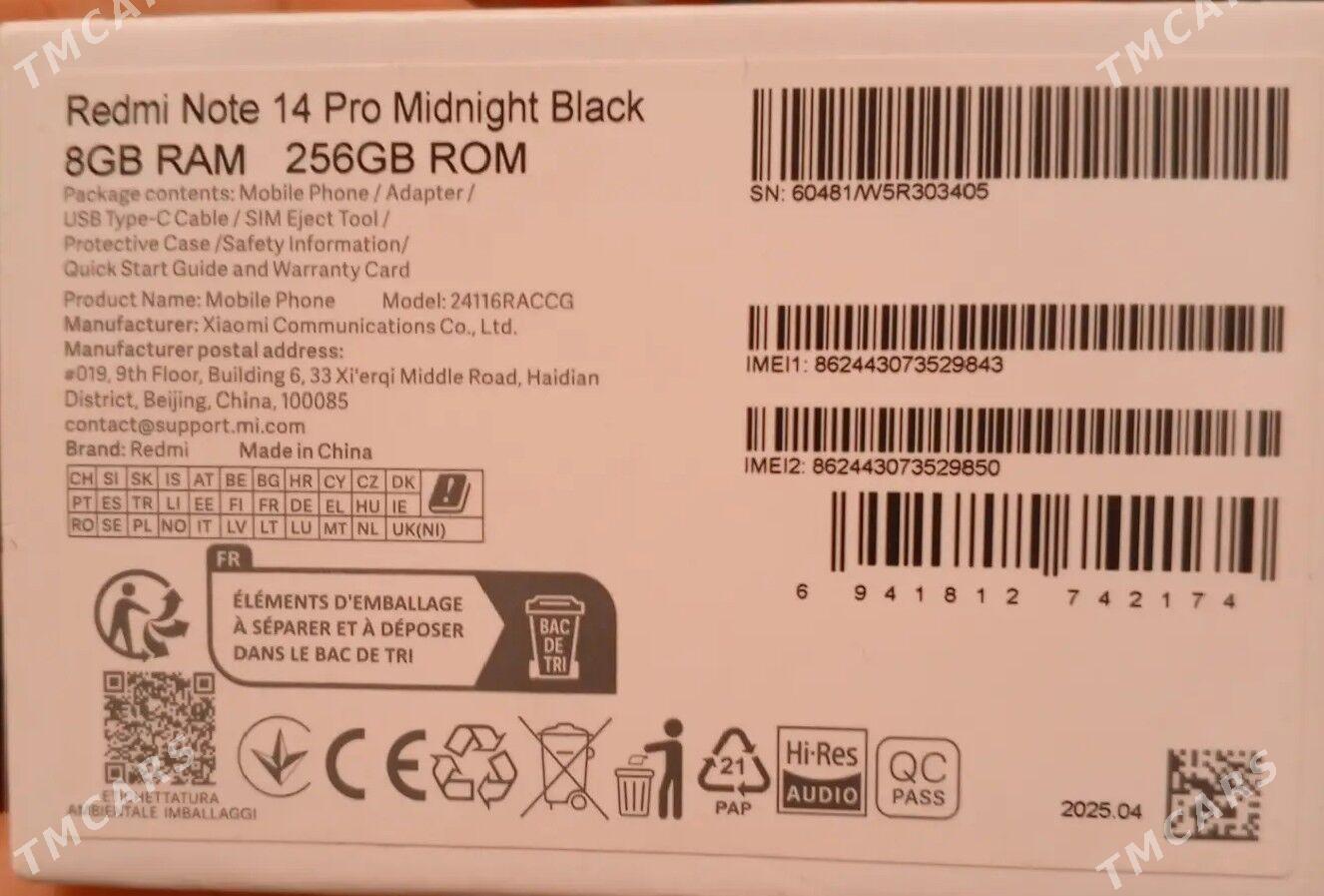 Redmi not 14 pro - Туркменабат - img 1