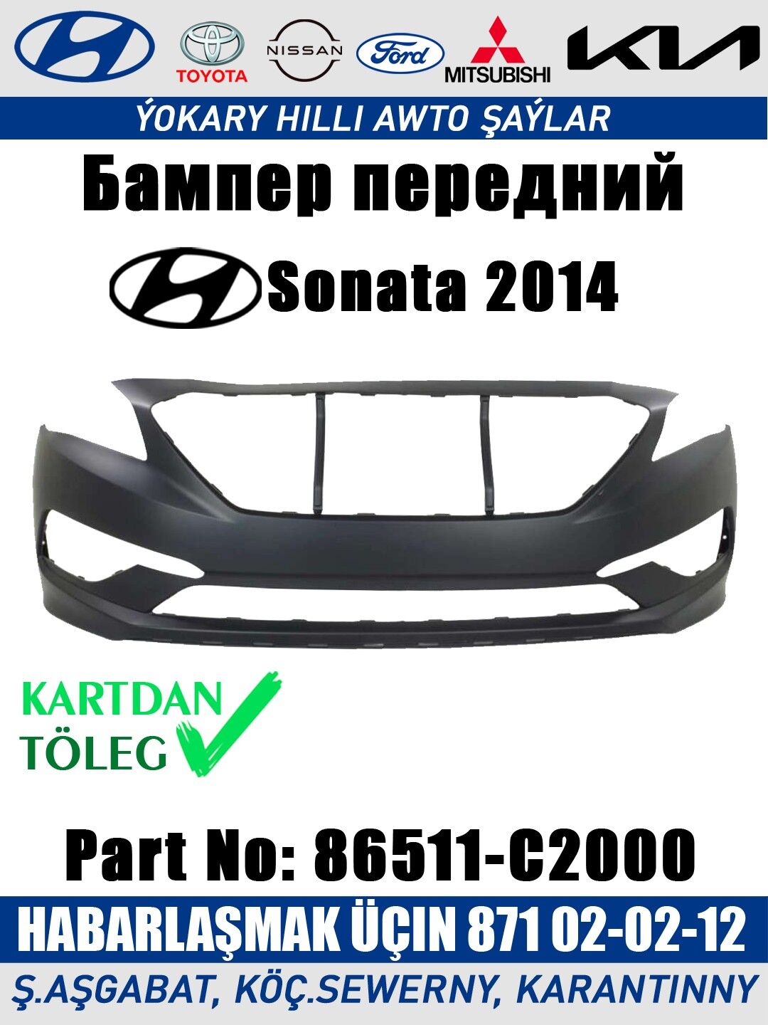 BAMPER HYUNDAI KIA БАМПЕР - Ашхабад - img 2