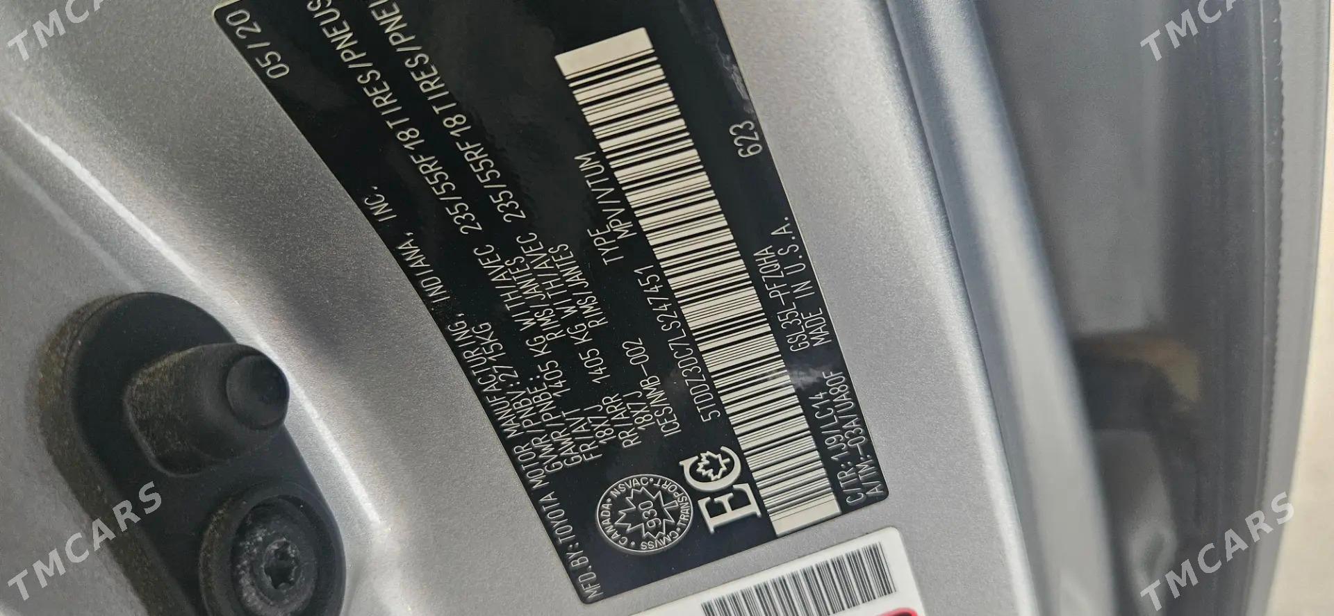 Toyota Sienna 2020 - 460 000 TMT - Aşgabat - img 7