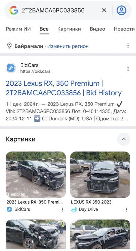 Lexus RX 350 2023 - 759 000 TMT - Мары - img 9