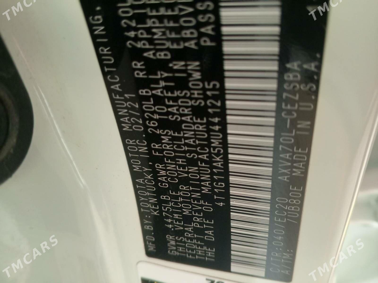 Toyota Camry 2021 - 330 000 TMT - Parahat 8 - img 8