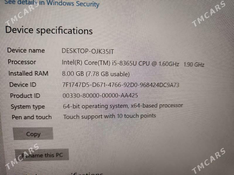noutbuk ноутбук DELL DDR4 - Türkmenabat - img 3
