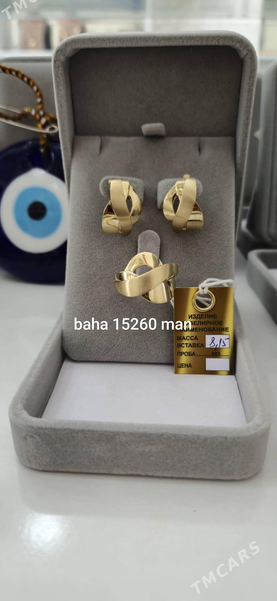 Gyzyl 14 karat gulakhalka - Ашхабад - img 3