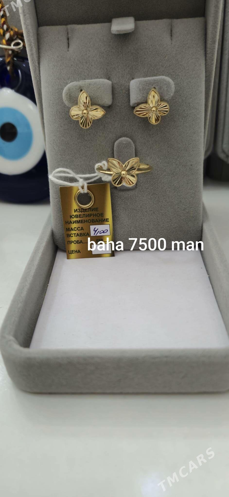 Gyzyl 14 karat gulakhalka - Ашхабад - img 6