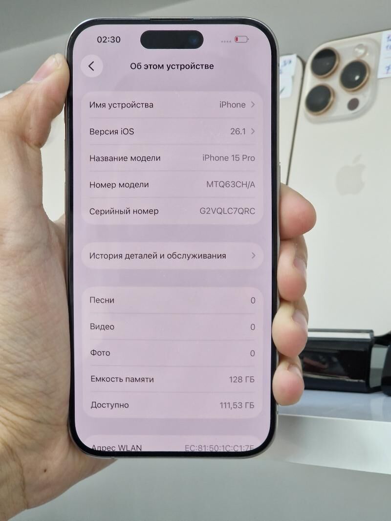 iphone 15pro 128gb - Ашхабад - img 3