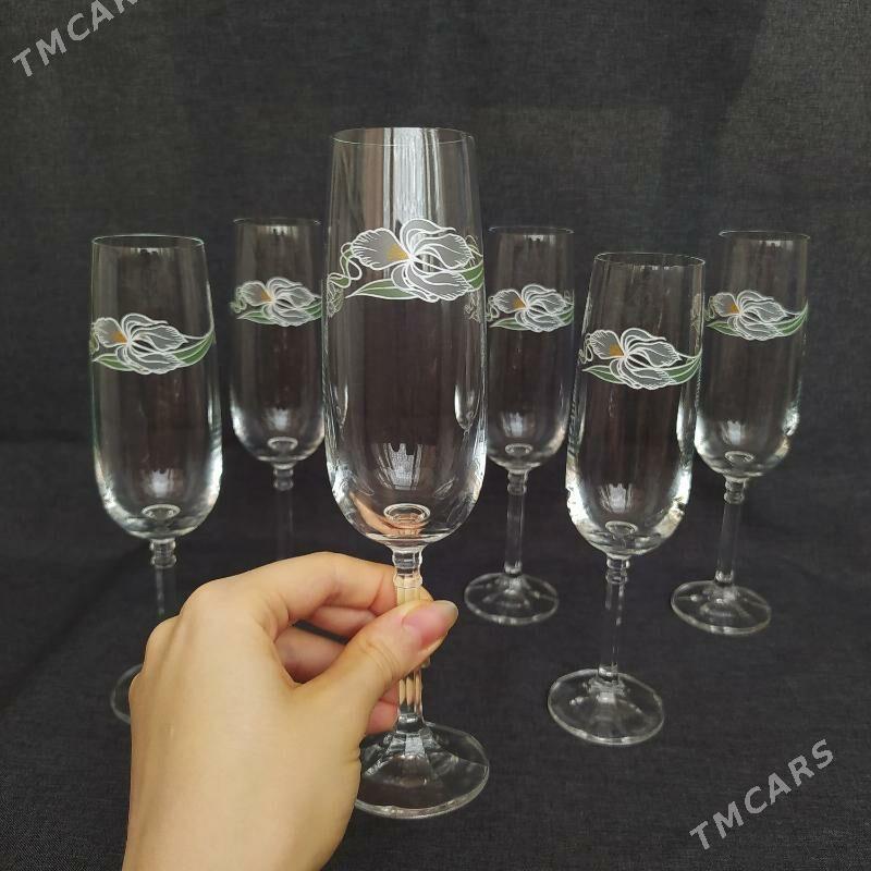 Фужеры Богемия Чехословакия - Ашхабад - img 2