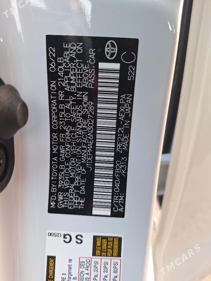 Toyota Corolla 2022 - 260 000 TMT - Мары - img 3