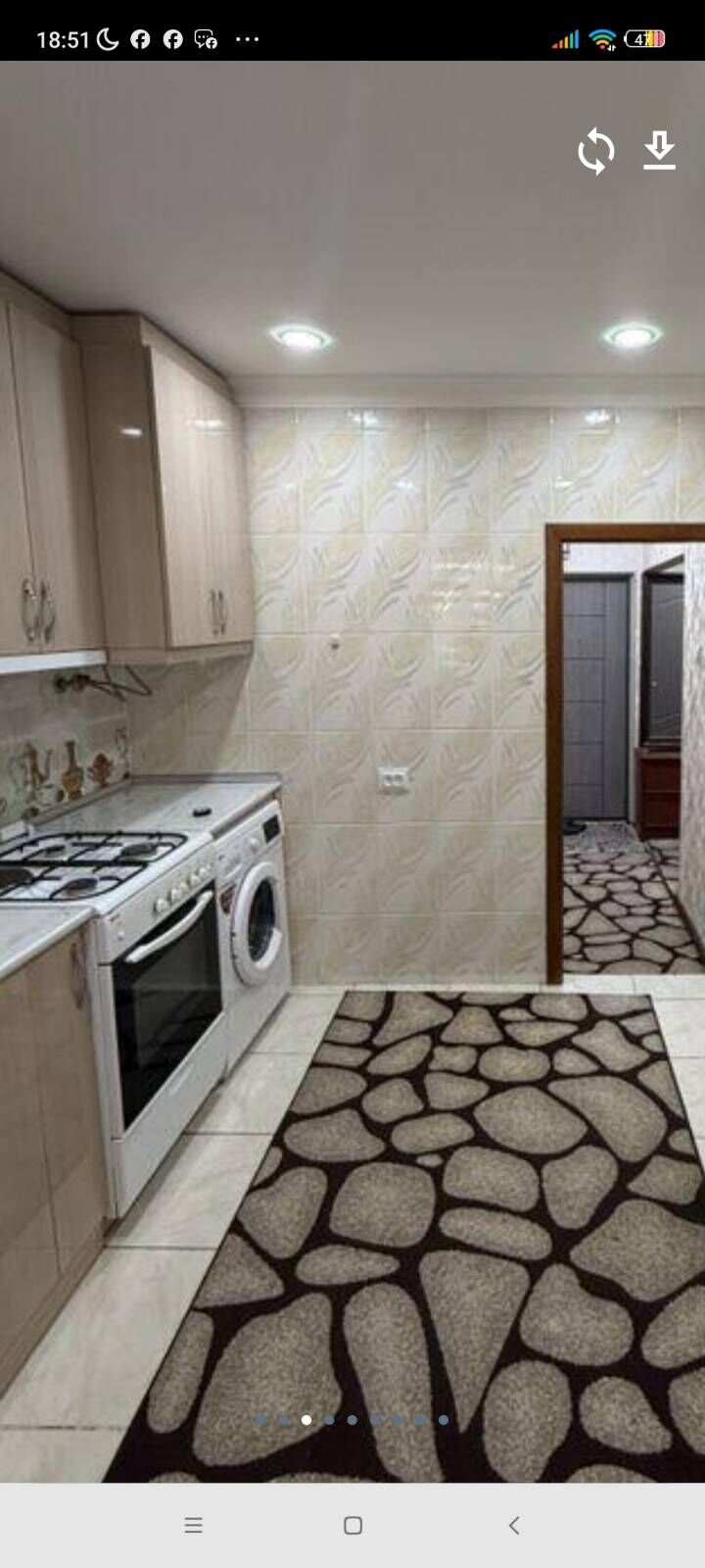 Гаудан В 2эт 2ком 64м2 Срочн - Aşgabat - img 7