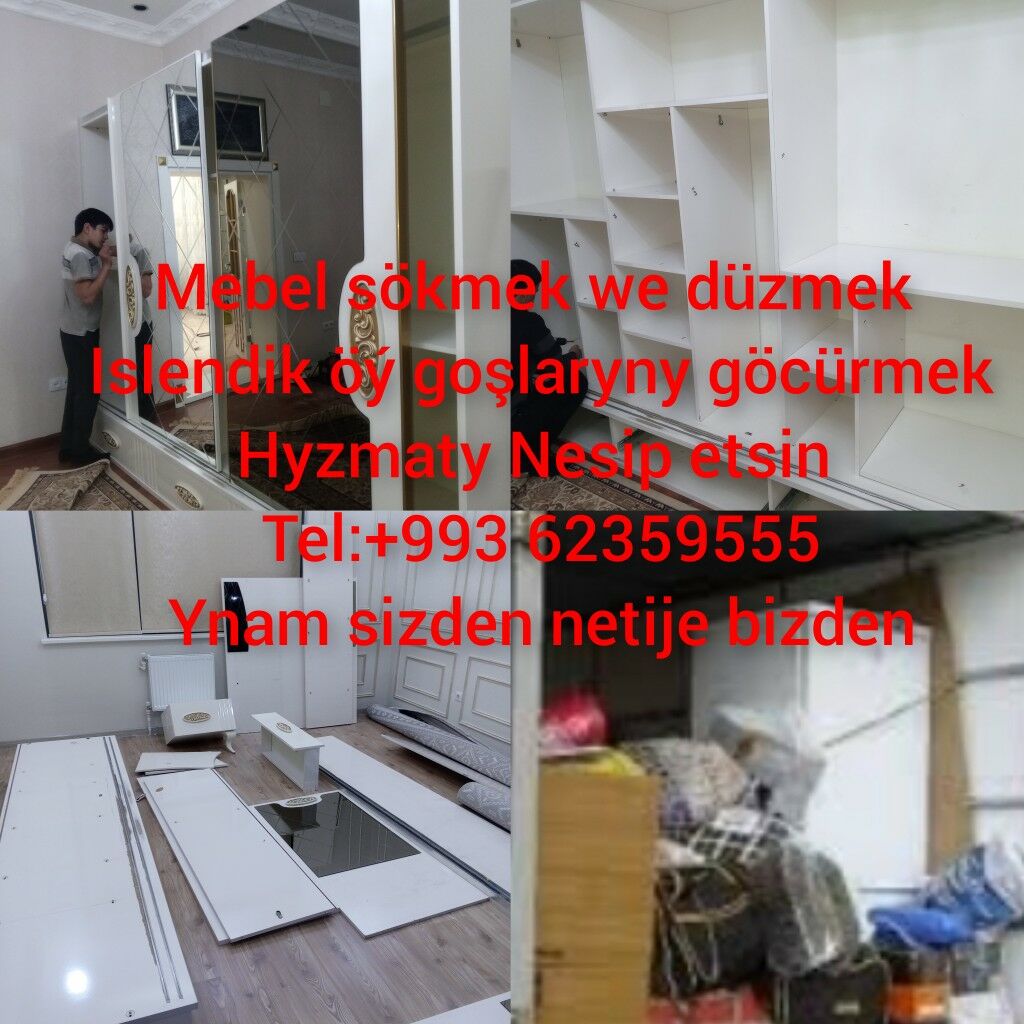ÖÝ WE OFİS GÖÇÜRMEK - Ашхабад - img 5