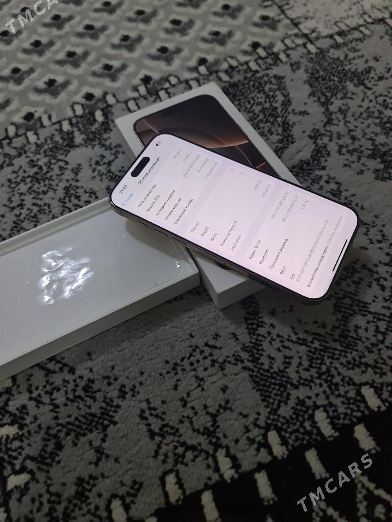 IPHONE 16 PRO MAX 256GB - Aşgabat - img 3