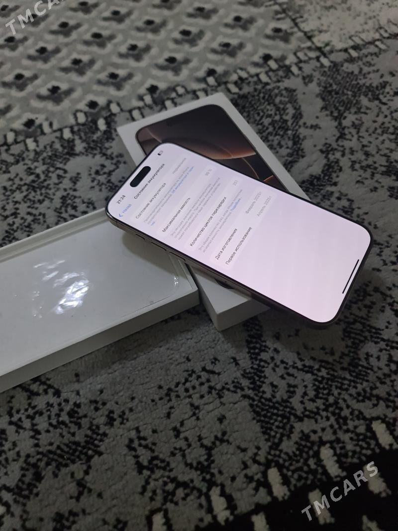 IPHONE 16 PRO MAX 256GB - Aşgabat - img 4
