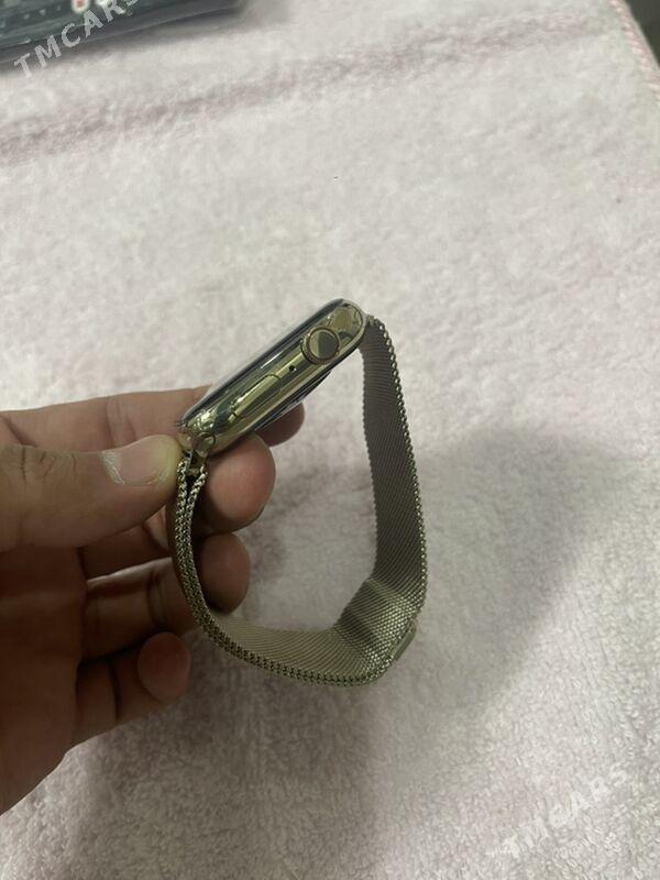 apple watch 7 steinless steel - Ашхабад - img 2