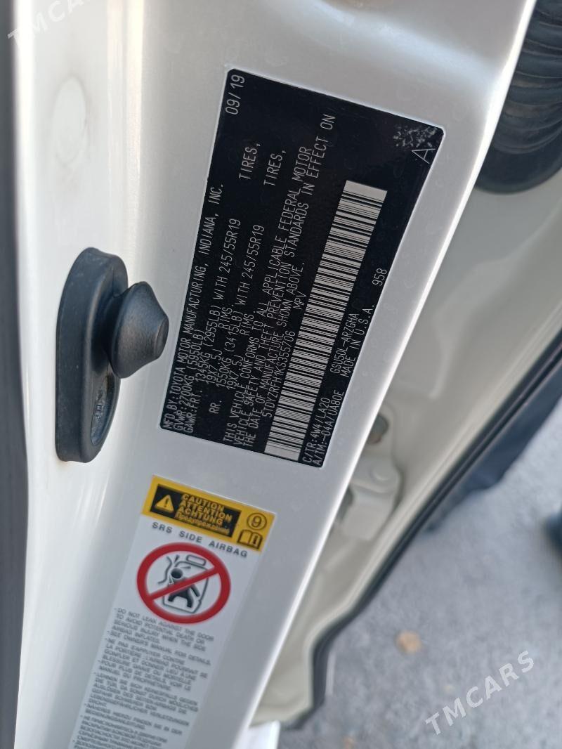 Toyota Highlander 2019 - 378 000 TMT - Aşgabat - img 3