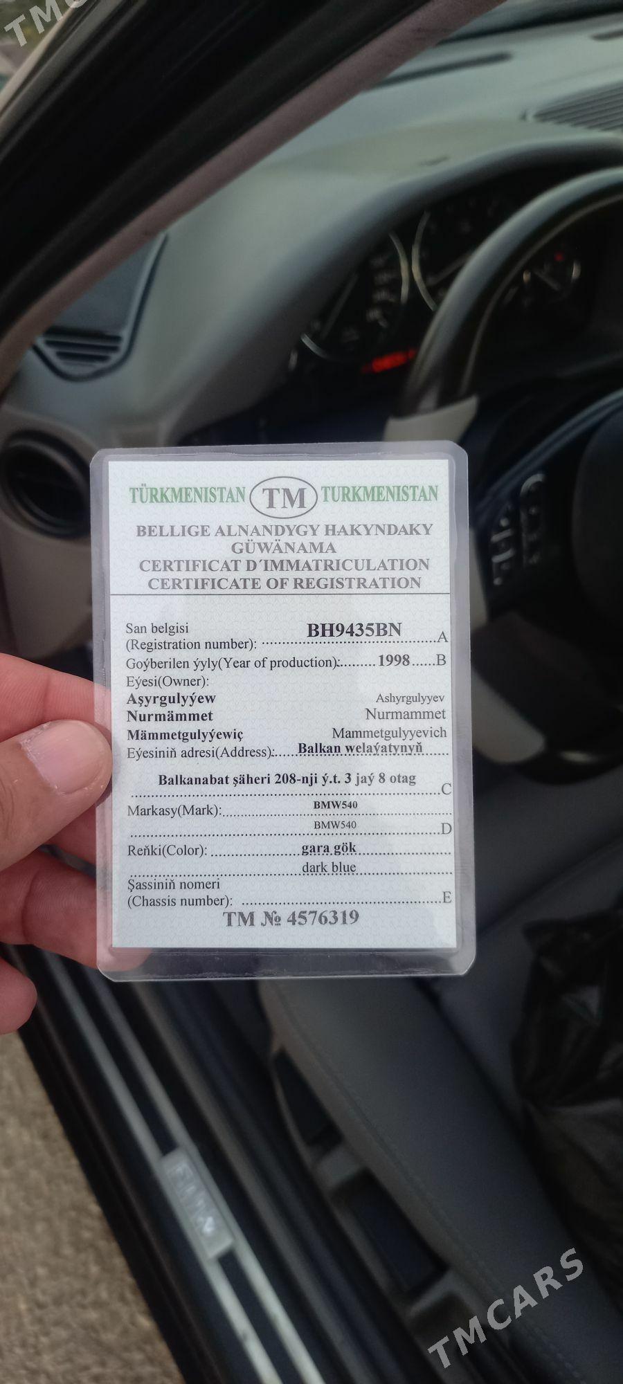 BMW E34 1998 - 105 000 TMT - Balkanabat - img 10