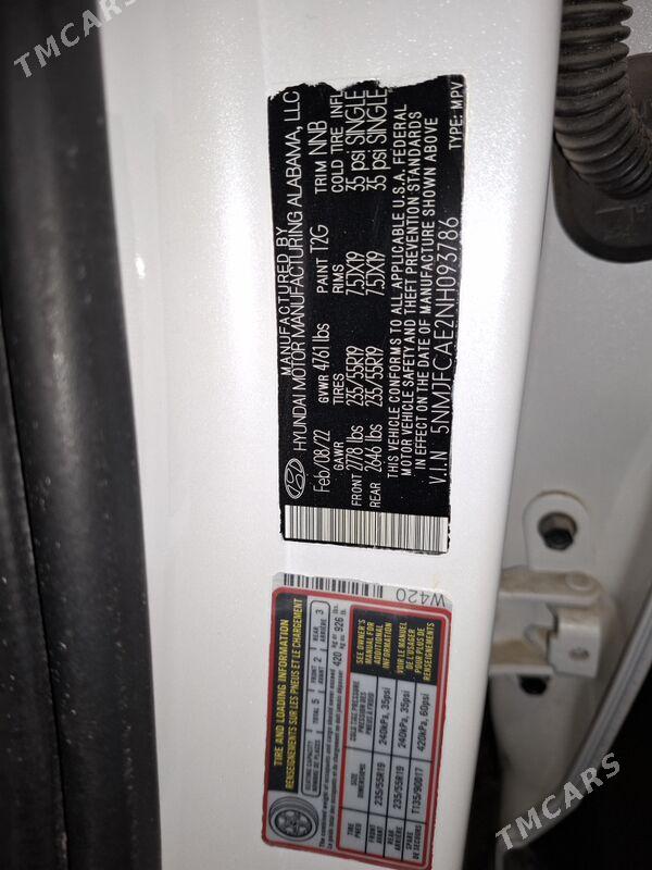 Hyundai Tucson 2022 - 355 000 TMT - Aşgabat - img 7