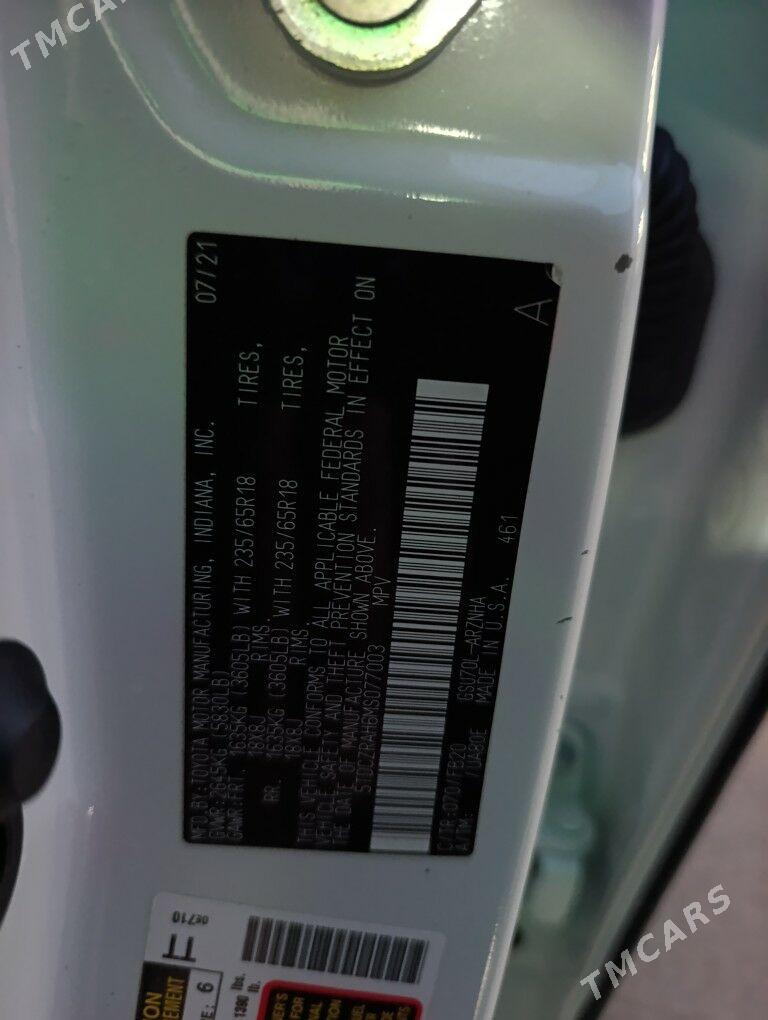 Toyota Highlander 2021 - 537 000 TMT - Ашхабад - img 9