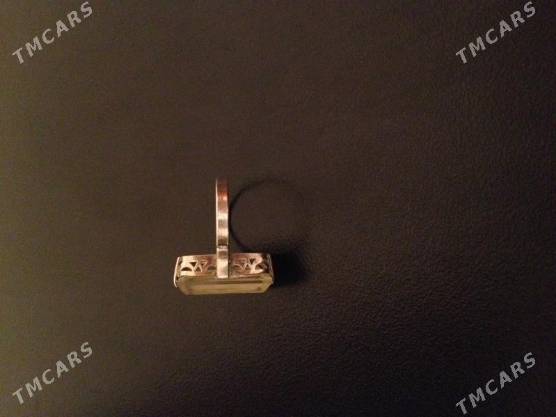 Кольцо из позолоченного серебра с цитрином - Aşgabat - img 3