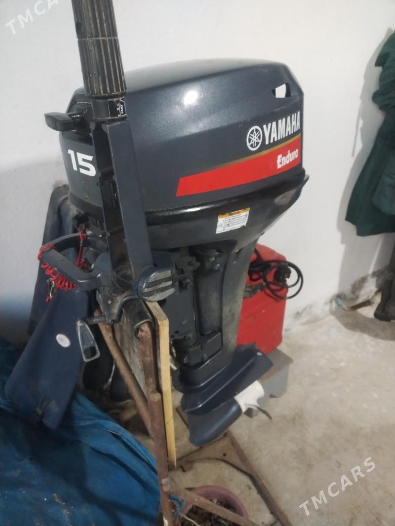 Yamaha 15 endura rezin lodka - Hazar - img 2
