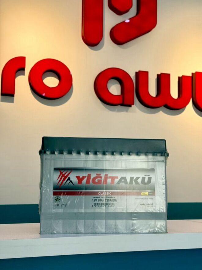 AKKUMULÝATOR YIGIT AKU 12V90AH 1 450 TMT - Анев - img 1