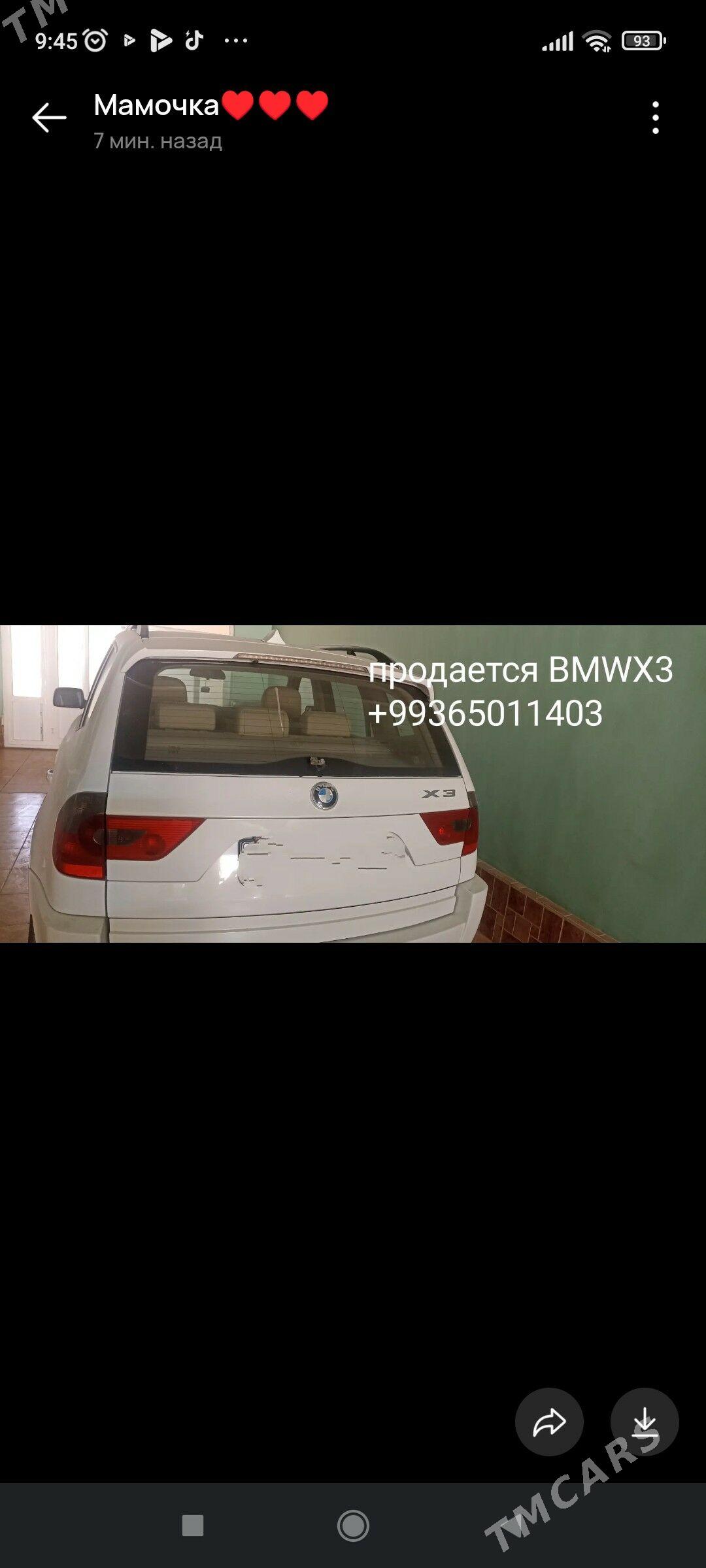 BMW X3 2004 - 170 000 TMT - Türkmenabat - img 1
